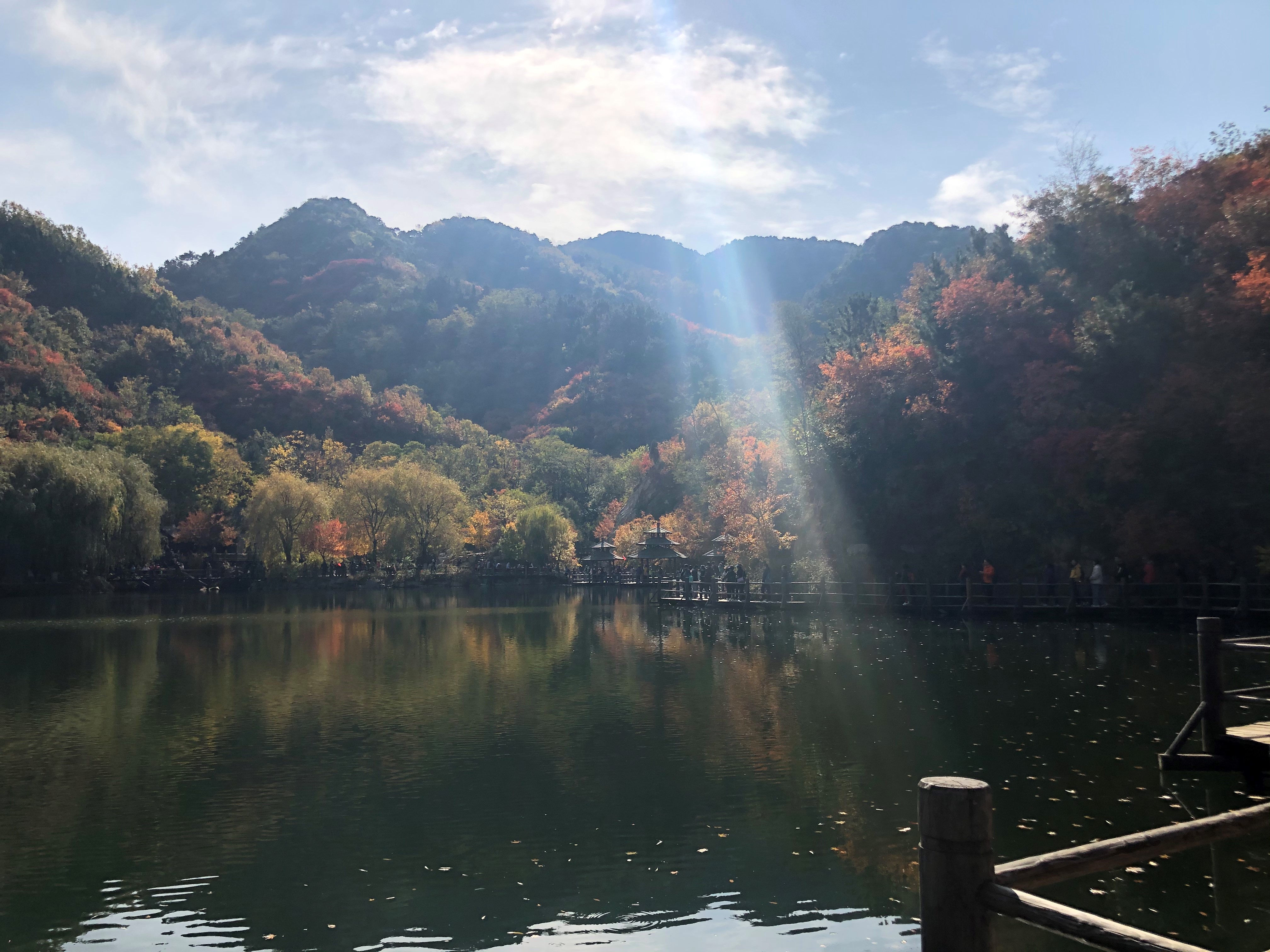 可持续制造研究中心游览济南九如山瀑布群风景区